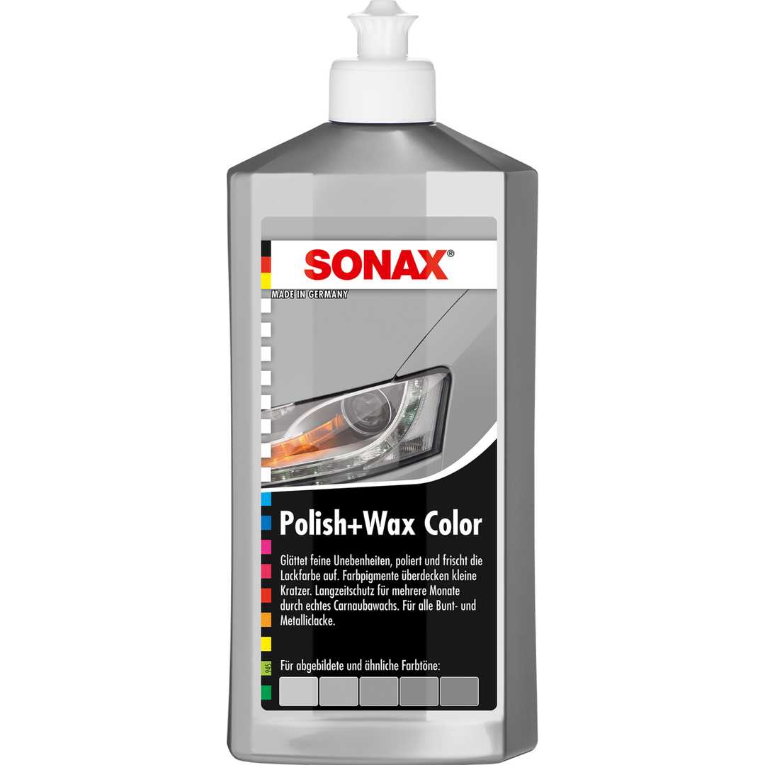 SONAX POLISH WAX CERA GRIS PLATA 500ML