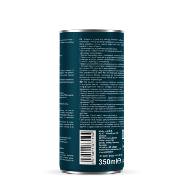 Mannol Aditivo Molibden Ultra 350ml