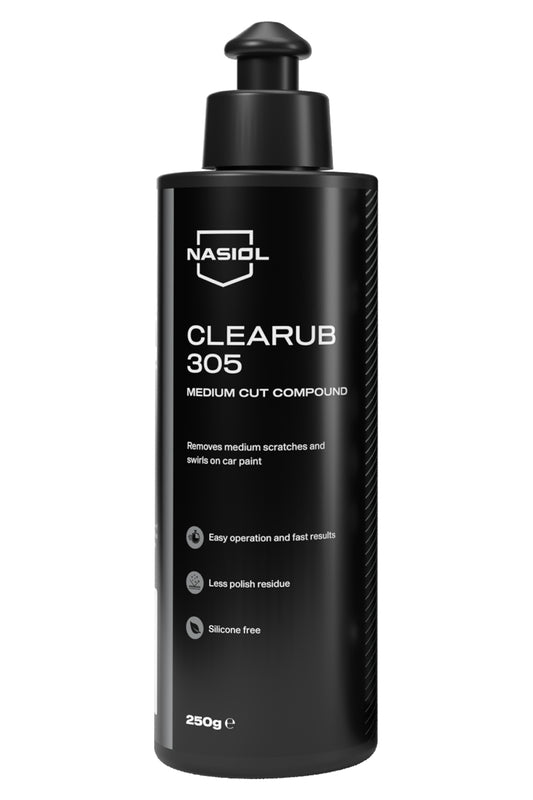 Nasiol Clearub 305 250ml - Pasta para Pulir Corte Medio