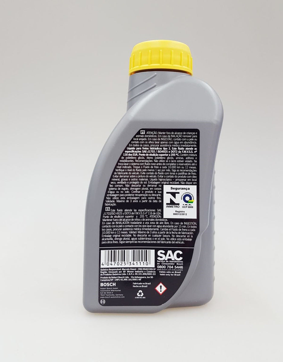 LIQUIDO DE FRENOS BOSCH DOT 3 500 ML