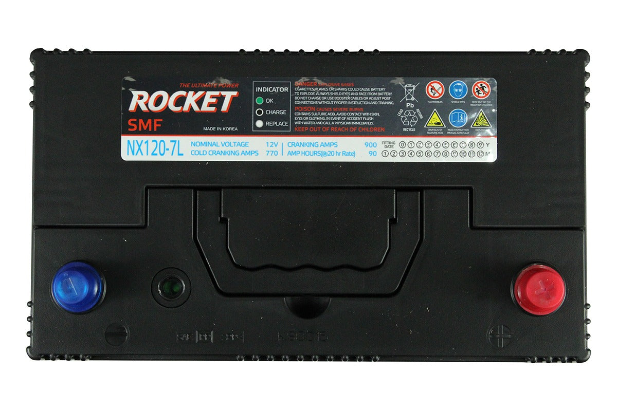 Bateria ROCKET NX120-7L 90AH 770CCA PD