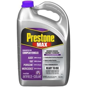PRESTONE COOLANT EUROPEAN 3.78L Audi/Volkswagen/Porsche/Mercedes