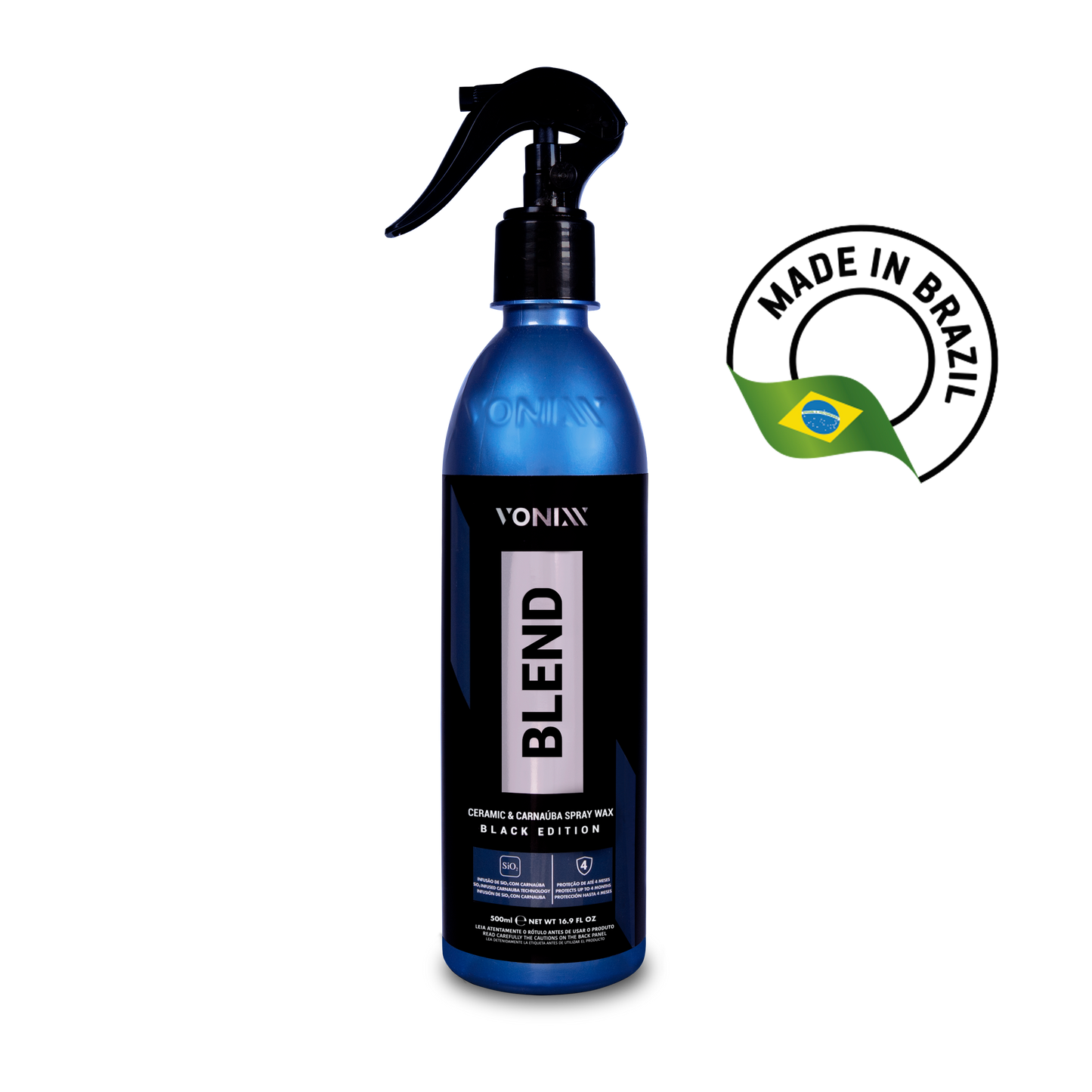 Vonixx Blend Spray 500ml – Cera Líquida Híbrida con Carnaúba y SiO₂