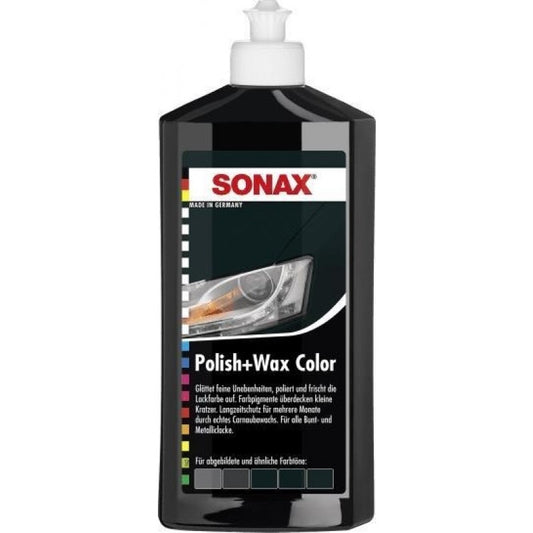 SONAX POLISH WAX CERA NEGRO 500ML