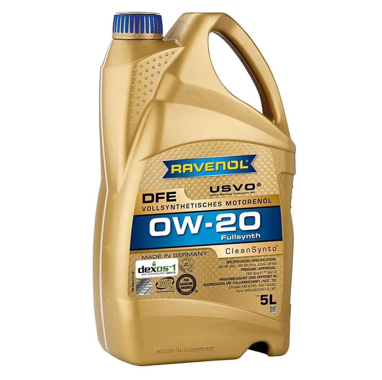 RAVENOL DFE 0W-20 FULL SINTETICO 5L