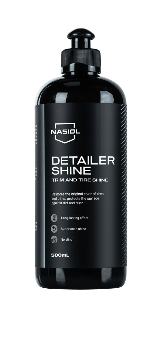 Nasiol Detailer Shine 500ml - Brillo para Neumáticos y Plásticos Exteriores