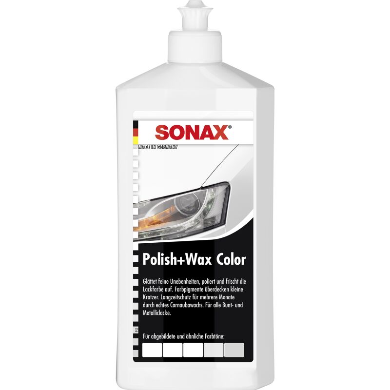 SONAX POLISH WAX CERA BLANCO 500ML