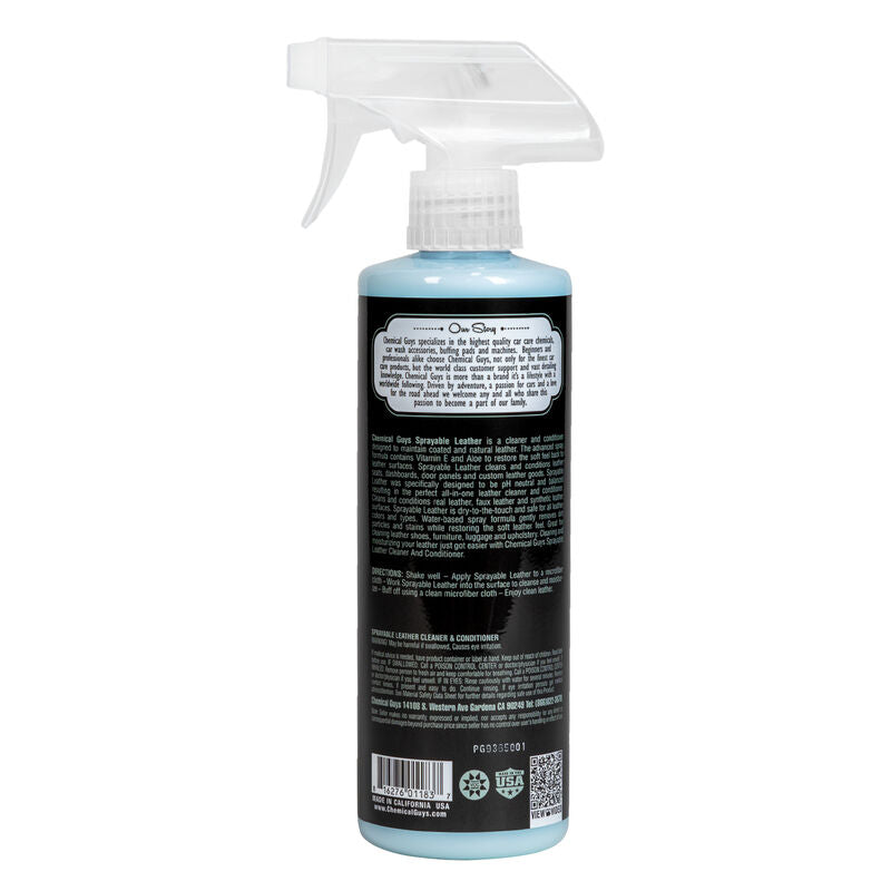 Chemical Guys Sprayable Leather (Limpiador y Acondicionador)