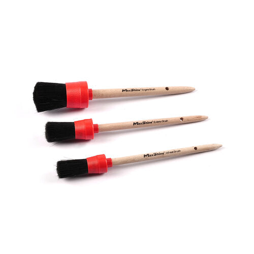 MAXSHINE DETAILING BRUSH SET - 3 PACK
