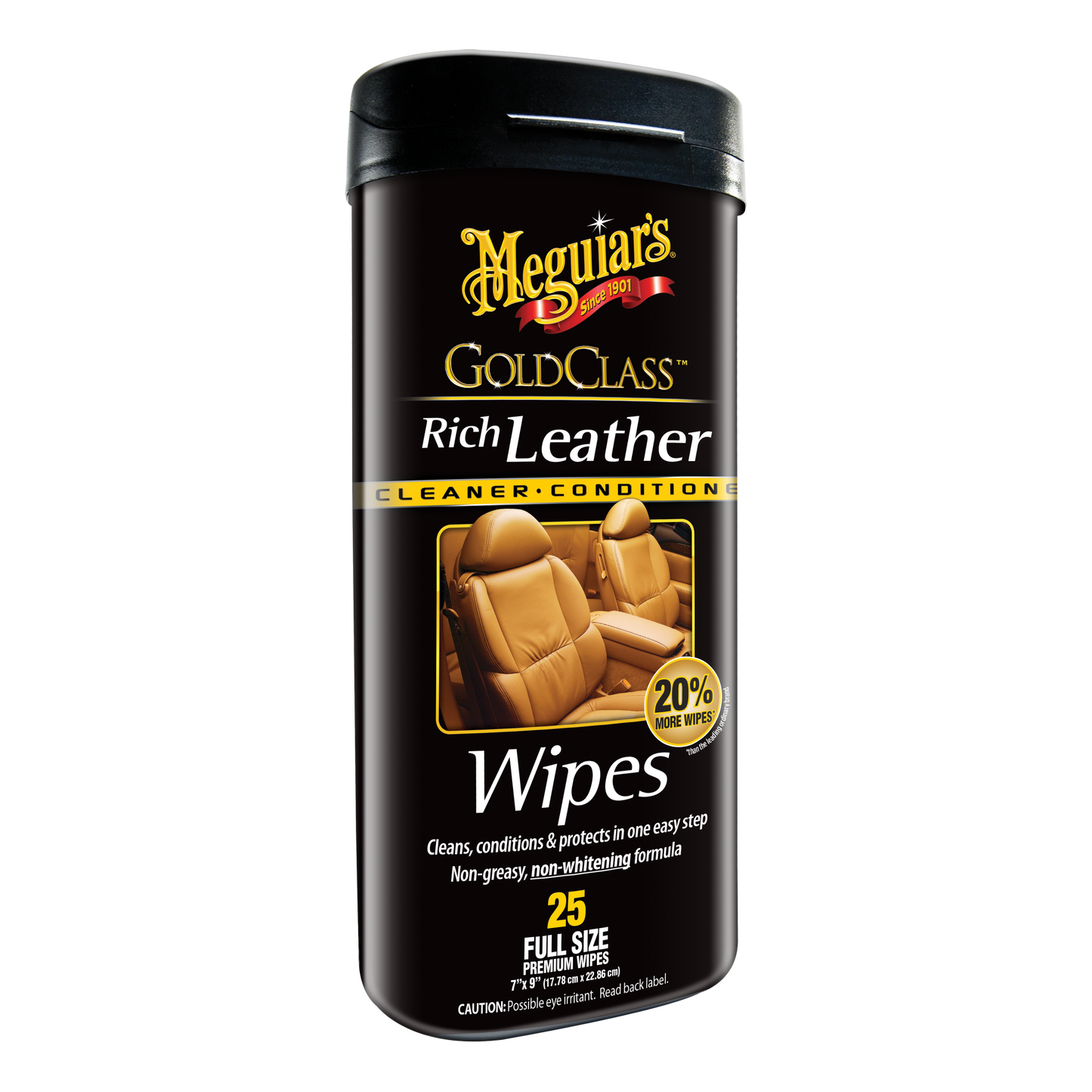 MEGUIARS GOLD CLASS RICH LEATHER WIPES