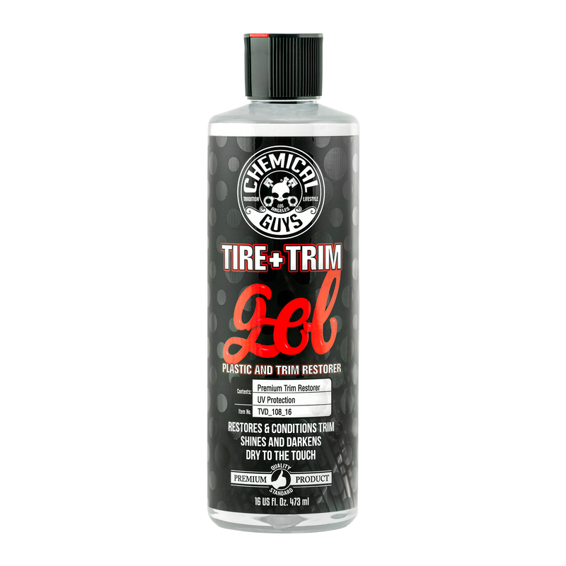 Chemical Guys Tire + Trim Gel (Renovador de Plásticos Exteriores y Neumáticos)