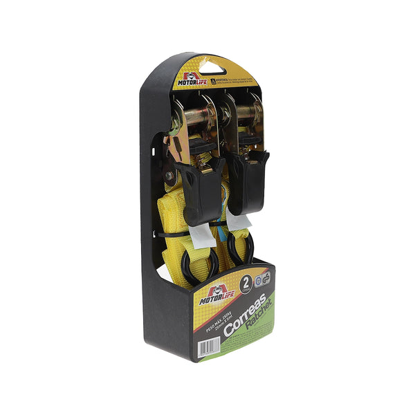 Motorlife Set de 2 Correas Ratchet