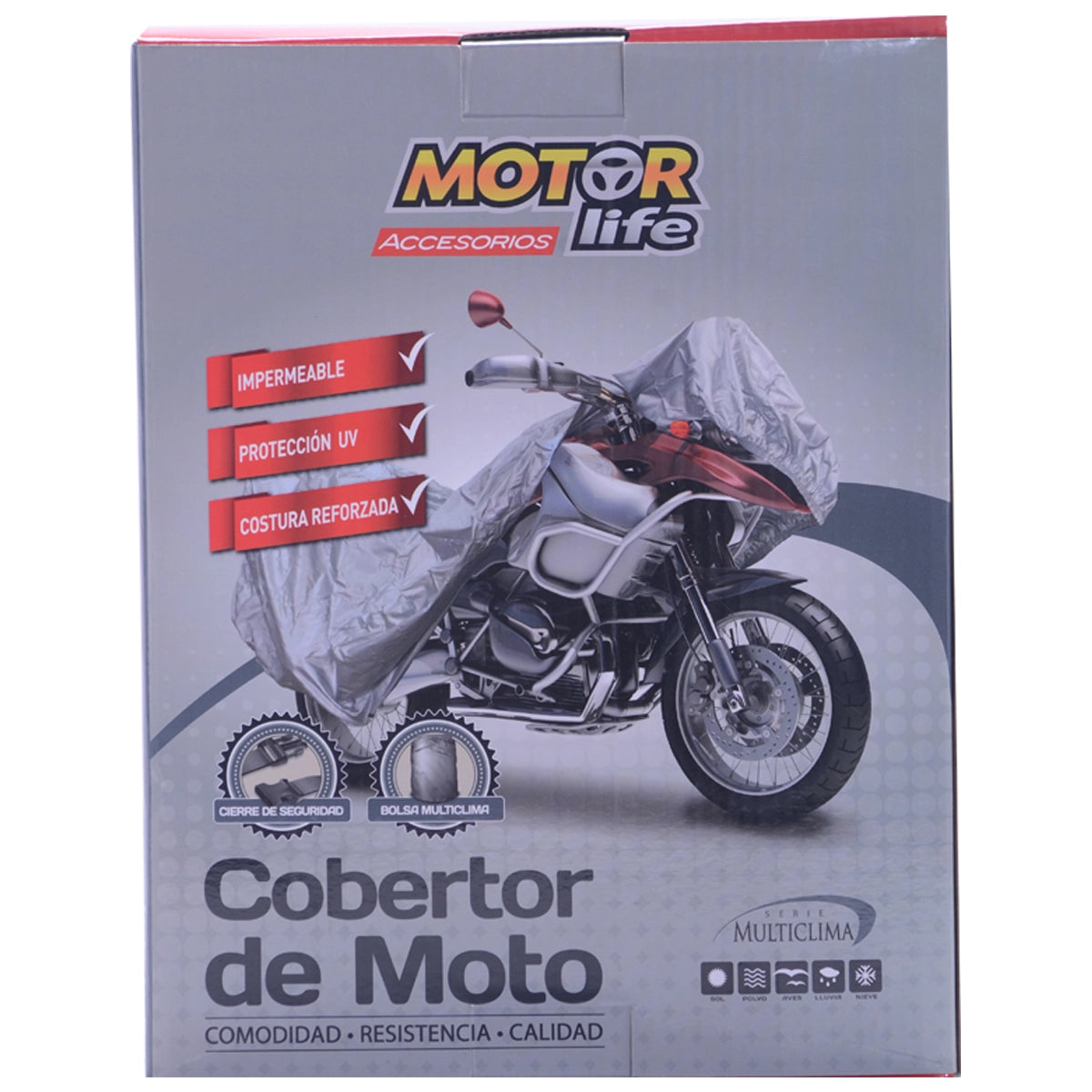 Motorlife Cobertor Moto 100%imp Tala Xl