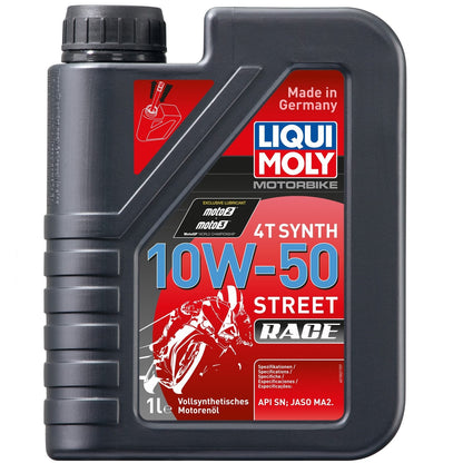 LIQUI MOLY MOTORBIKE 4T SYNTH 10W50 STREET RACE 1L