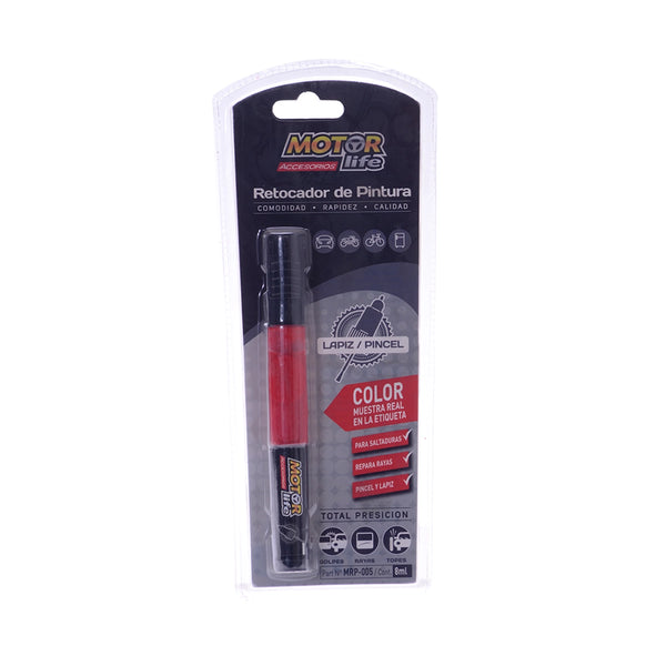 Motorlife Lapiz Retocador Rojo Fama