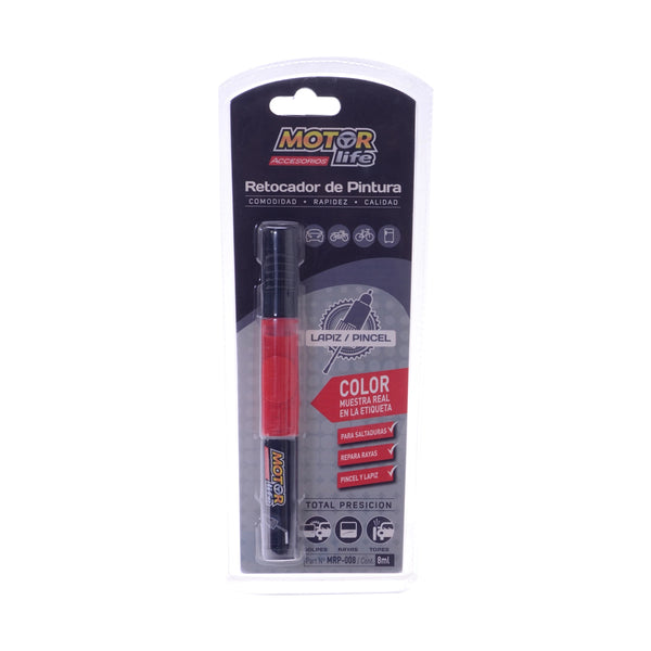 Motorlife Lapiz Retocador Rojo Pasion