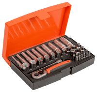 Bahco Sl25l Set Dados 1/4" 37 Pcs