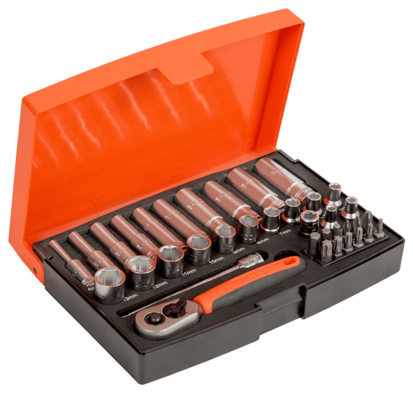 Bahco Sl25l Set Dados 1/4" 37 Pcs