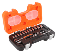 Bahco S160 Set dados 1/4" 16 piezas