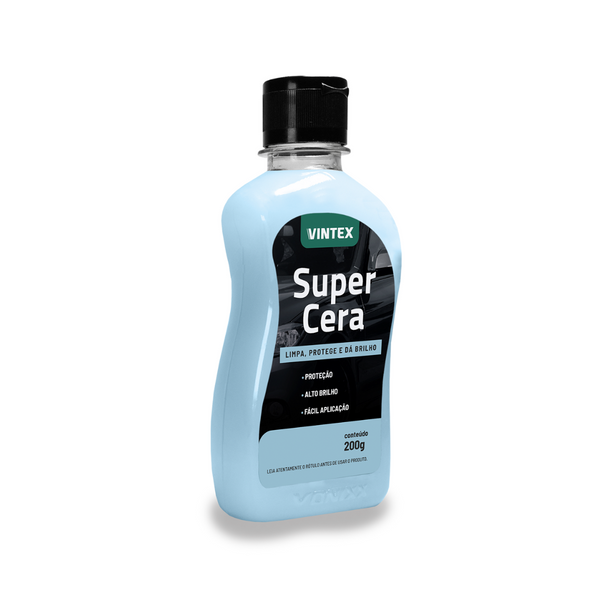Vintex Super Cera 200 g – Cera Limpiadora, Protectora y Abrillantadora para Pintura
