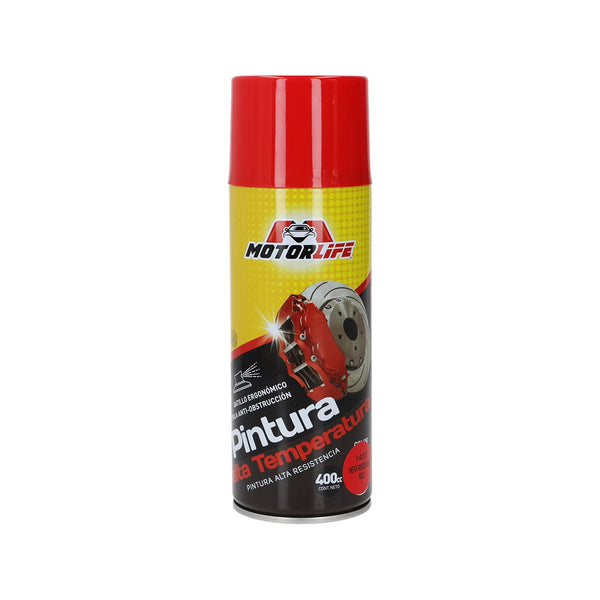 Motorlife Pintura Sp Alta Temp. Rojo 400ml