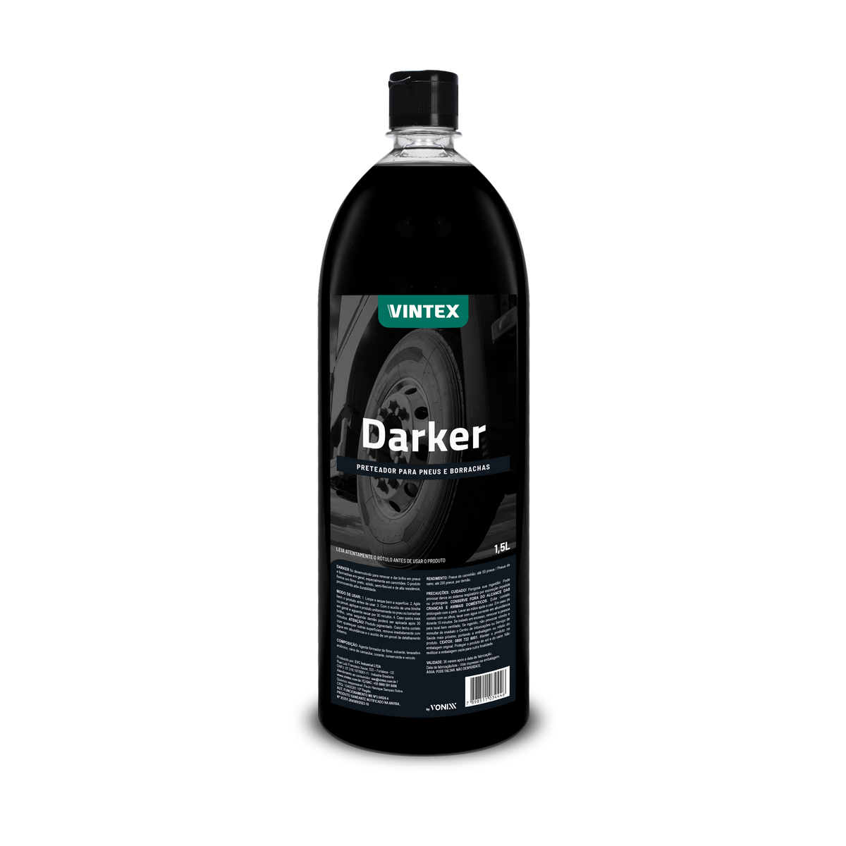 Vintex Darker 1,5 L – Renovador y Color para Gomas y Neumáticos