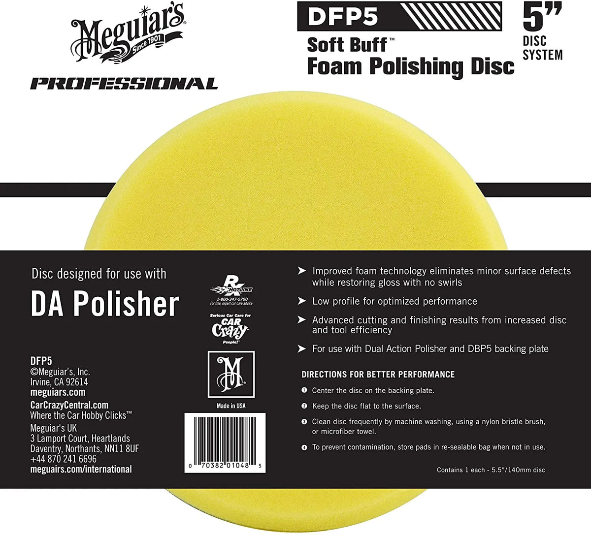 Meguiars Foam Polishing 5" Dfp5