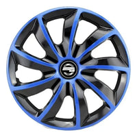 Motorlife Tapa Rueda 13" Negra con Azul