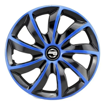 Motorlife Tapa Rueda 13" Negra con Azul