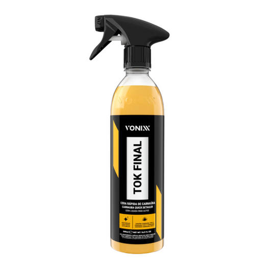 Vonixx Carnaúba Tok Final 500ml – Cera Rápida en Spray para Mantenimiento y Brillo