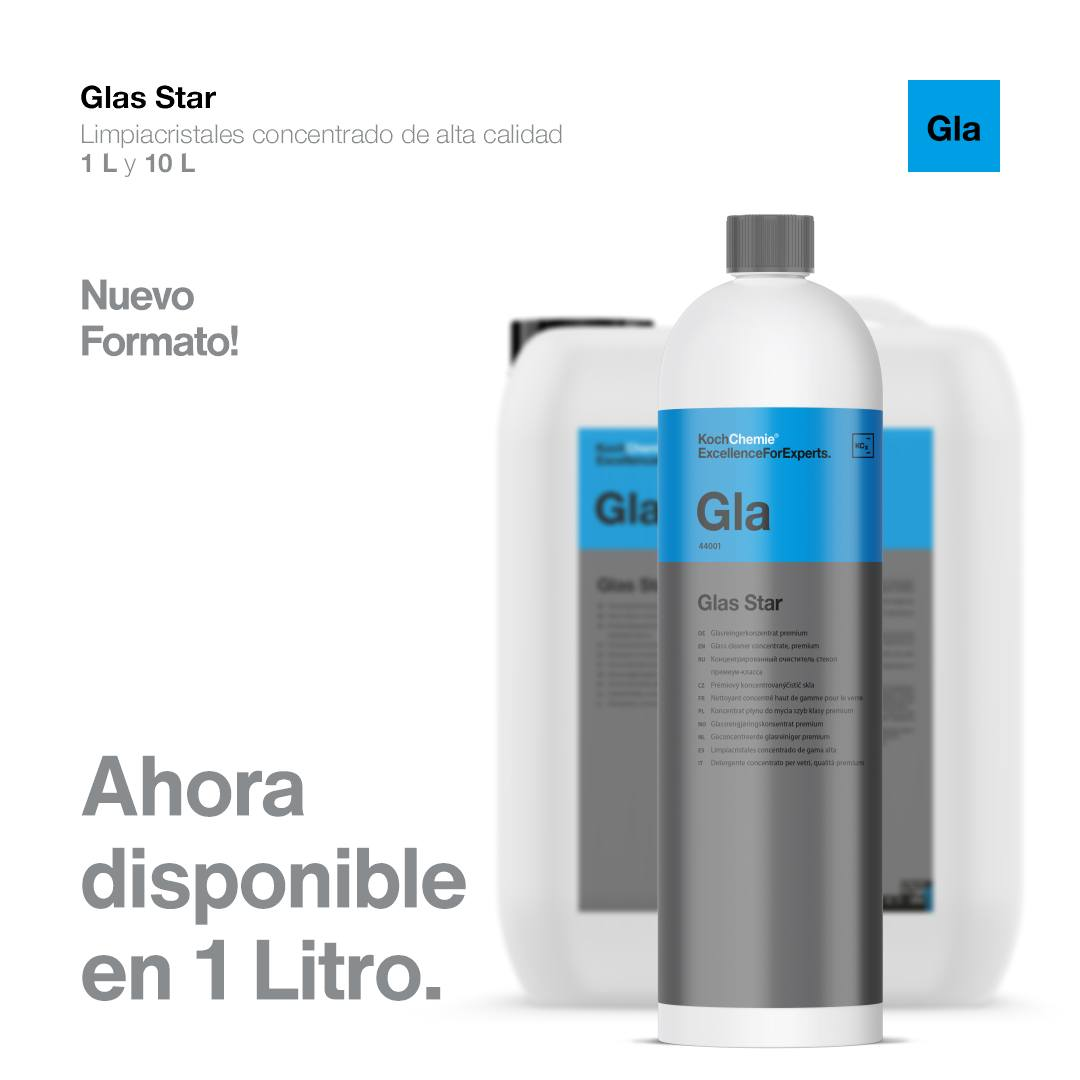 Limpiacristales Concentrado Koch Chemie Glas Star 1L - Limpieza Eficiente y Sin Esfuerzos