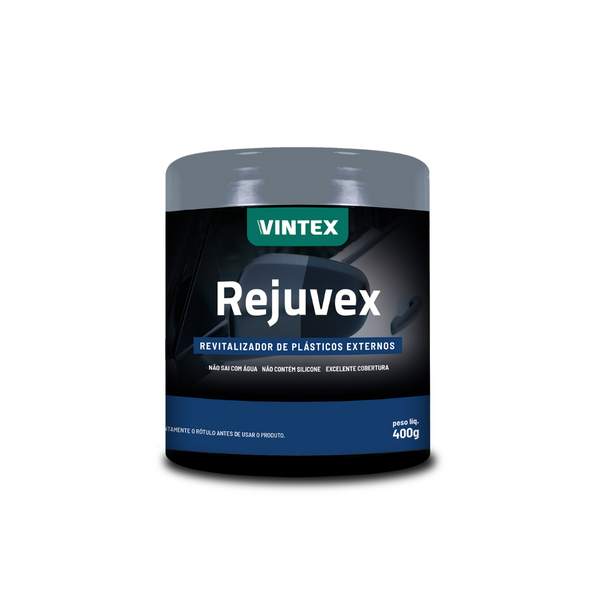 Vintex Rejuvex 400 g Revitalizador de Plásticos Exteriores – Renovador y Brillo para Plásticos Automotrices