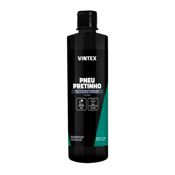 Vintex Pneu Pretinho Renovador de Neumáticos 500ml – Brillo Intenso y Protección para Neumáticos