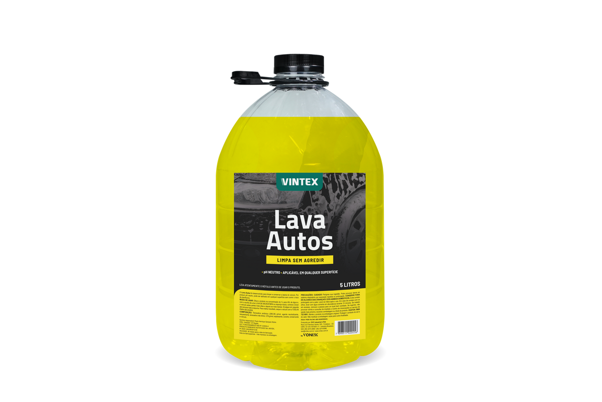 Vintex Lava Autos 5L - Shampoo Ph Neutro