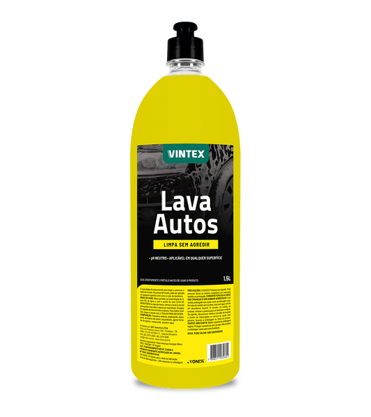 Vintex Lava Autos – Shampoo Automotriz pH Neutro 1,5 L