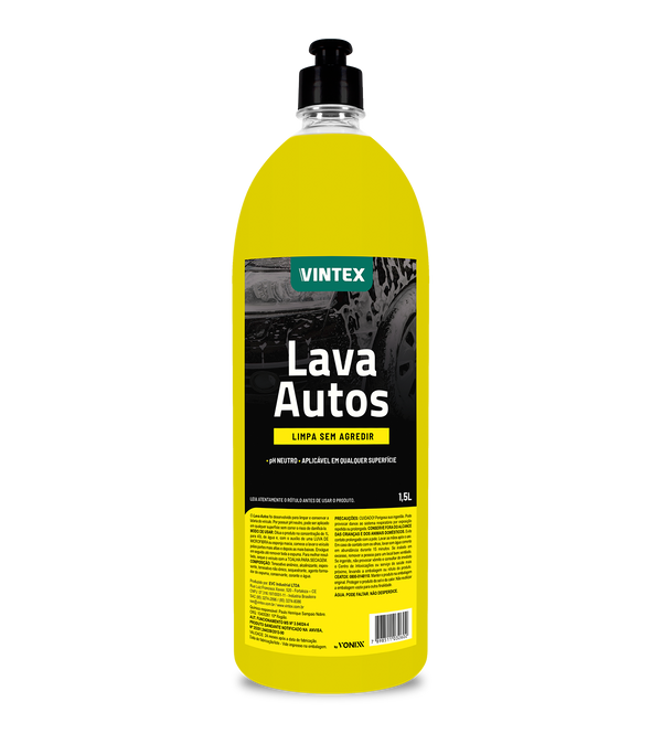 Vintex Lava Autos – Shampoo Automotriz pH Neutro 1,5 L