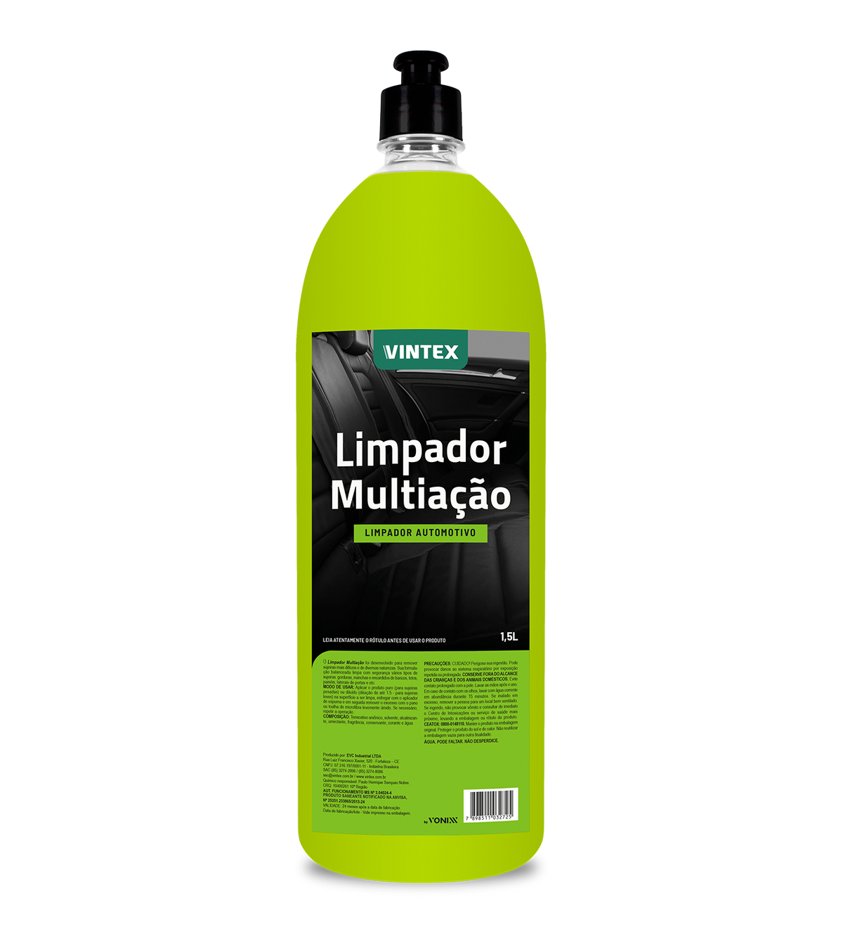 Vintex Limpiador Multiuso 1,5 L (APC) – Limpiador Multiacción APC Concentrado