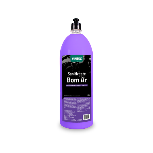 Vintex Sanitizante Bom Ar 1,5 L – Sanitizante Aromatizante 2 en 1 para Vehículos y Ambientes