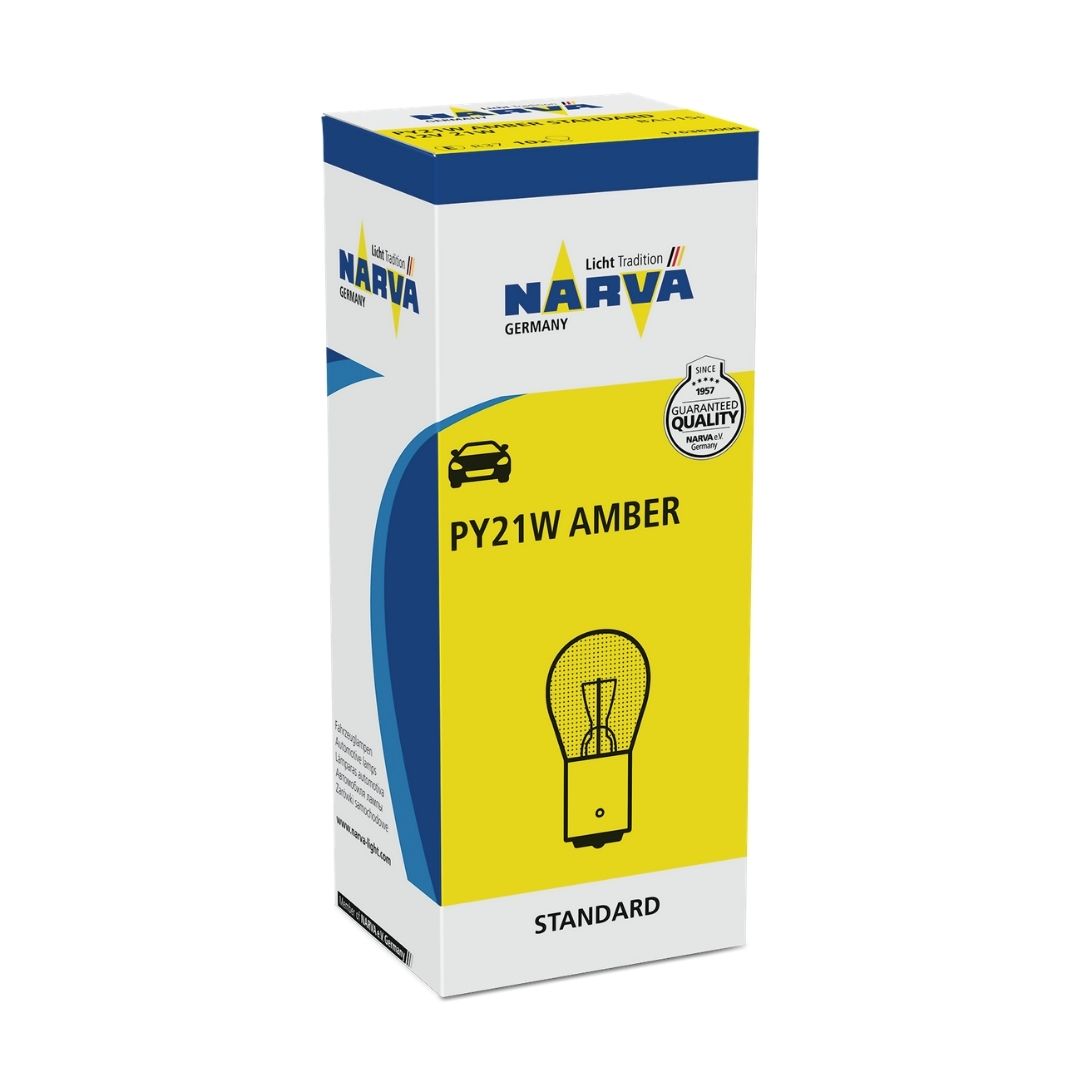 NARVA AMP PY21W 12V 21W BAU15S AM