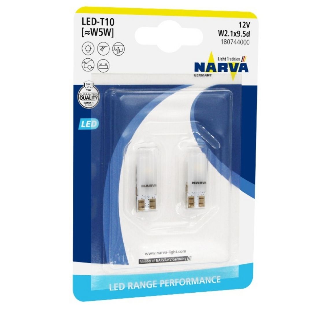 NARVA AMP W5W T10 LED BLISTER