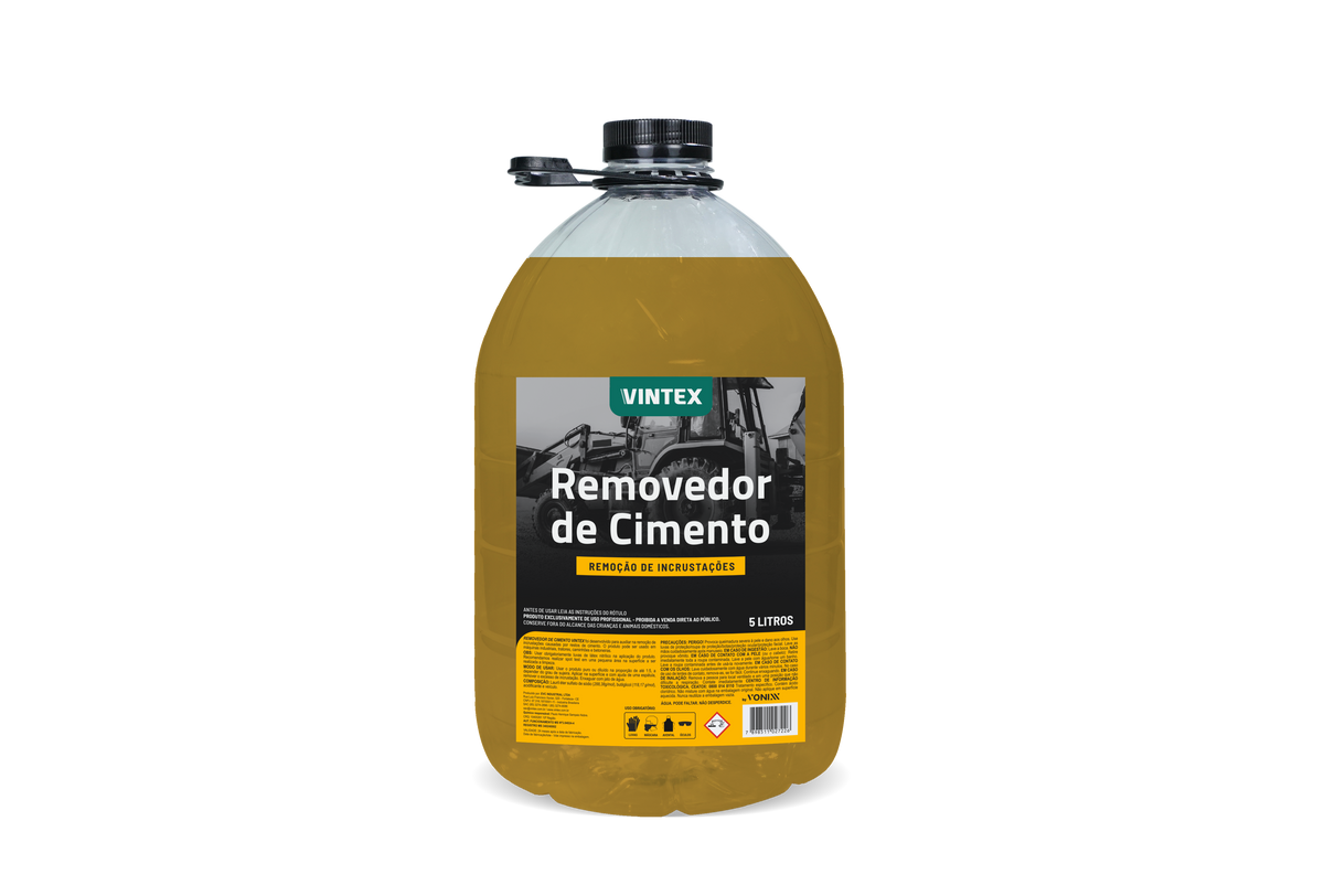 Vintex Removedor de Cimento 5 L – Desincrustante para Residuos de Cemento