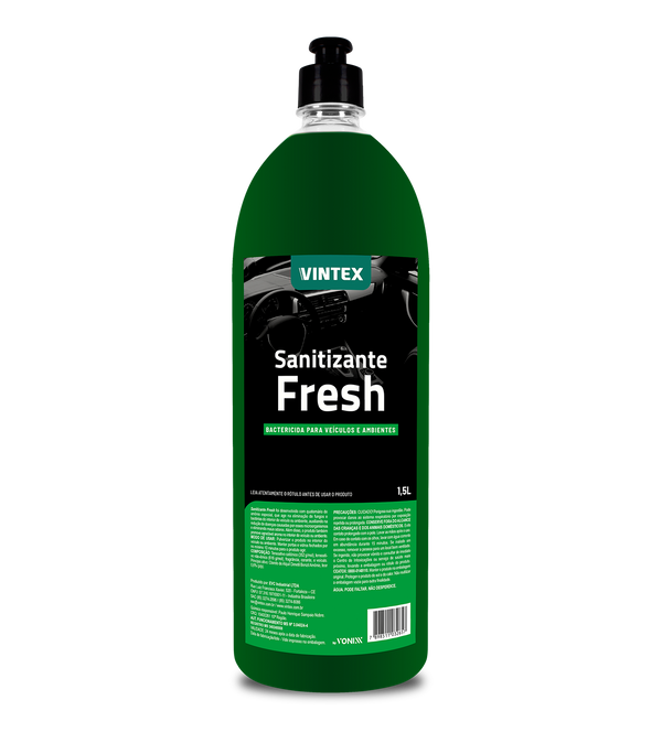Vintex Sanitizante Fresh 1.5 L – Sanitizante y Aromatizante 2 en 1 Interior y Ambientes