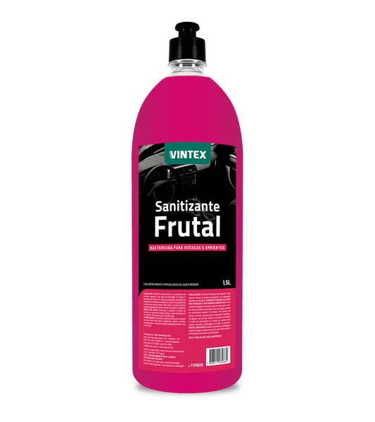 Vintex Sanitizante Frutal 1.5 L – Sanitizante y Aromatizante Automotriz Aroma Frutal