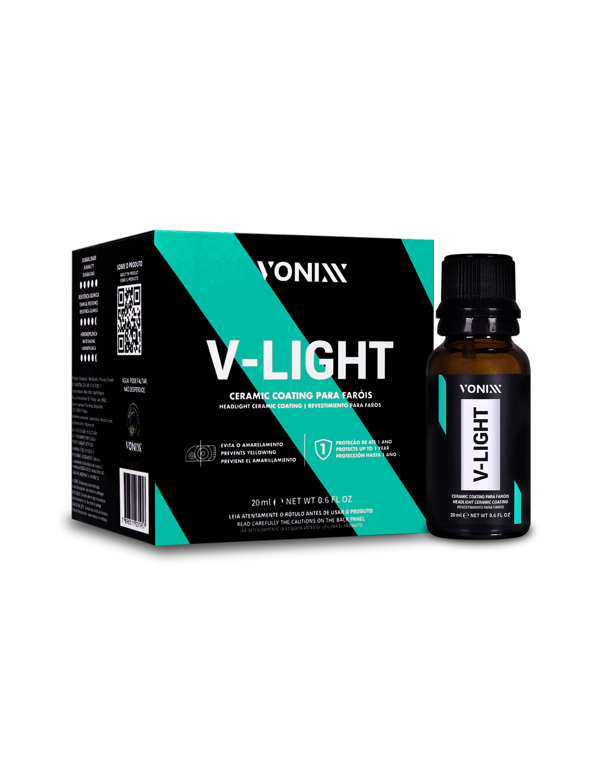 Vonixx V‑Light 20 ml – Sellador Cerámico para Ópticas