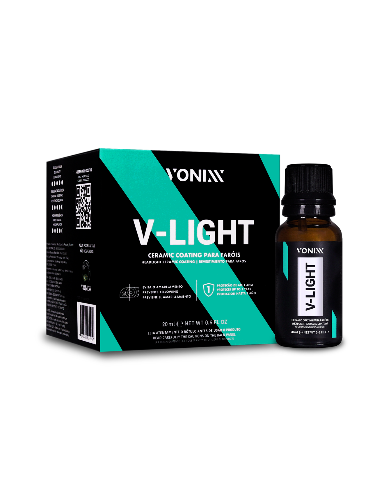Vonixx V‑Light 20 ml – Sellador Cerámico para Ópticas