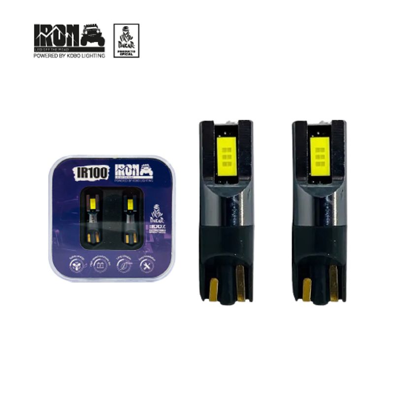 Iron Ir100 Par Ampolletas Led T10 W5w 25w 2500lm 12/24v