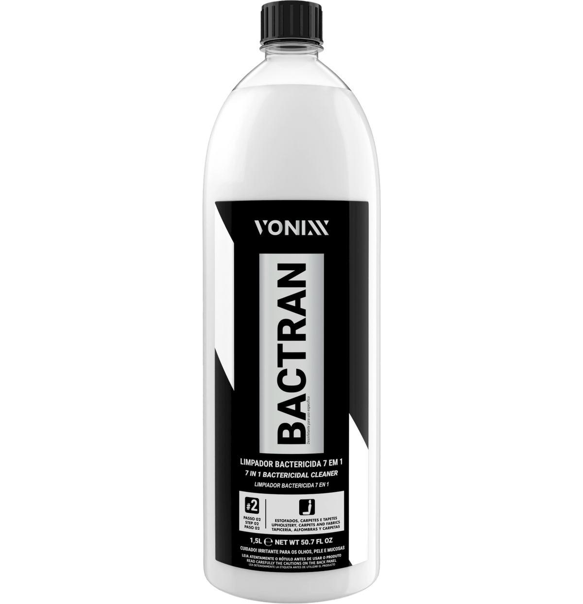 Vonixx Bactran 1.5L Limpiador Bactericida 7 en 1
