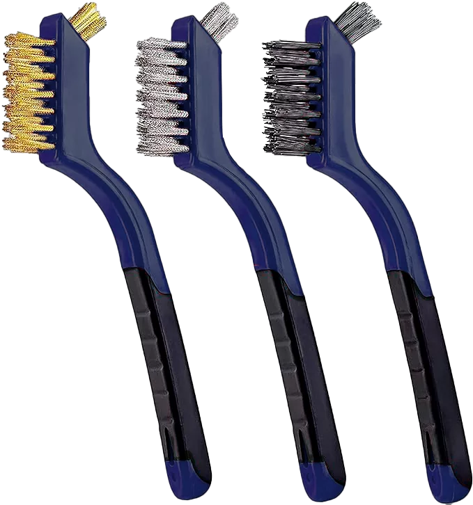 Vonixx Kit 3 Cepillos Doble Cara (Nylon, Latón y Acero)