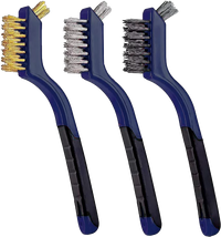 Vonixx Kit 3 Cepillos Doble Cara (Nylon, Latón y Acero)