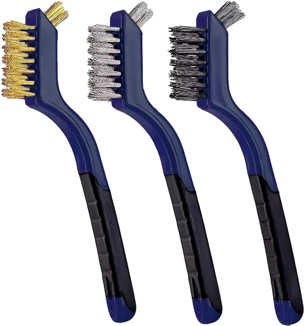 Vonixx Kit 3 Cepillos Doble Cara (Nylon, Latón y Acero)